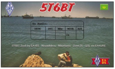 QSL de 5T6BT