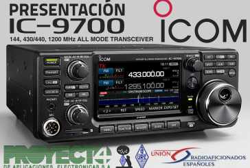 Presentación del IC-9700 en S.L. URE Madrid