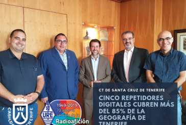 Cinco repetidores digitales cubren más del 85% de la geografía de Tenerife
