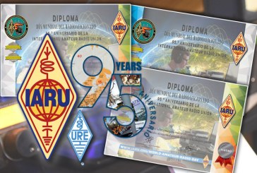 Diploma 95 Aniversario de la IARU