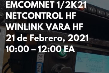 Ejercicio de comunicaciones de emergencias EMCOMNET 1/2021