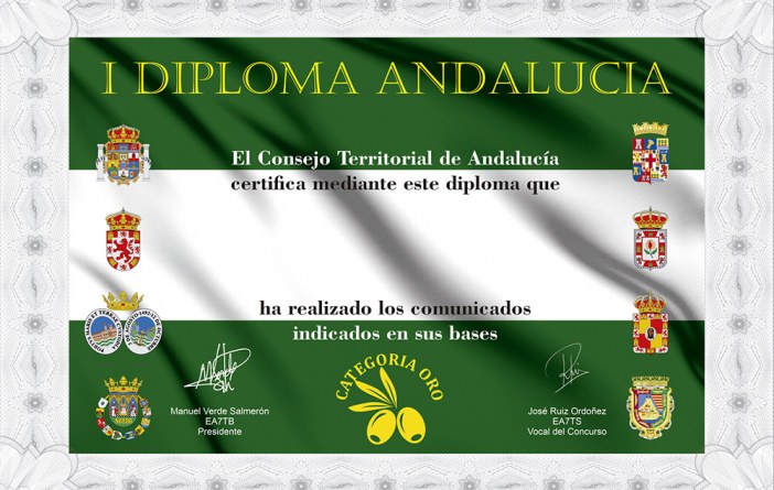 I Diploma día de Andalucía