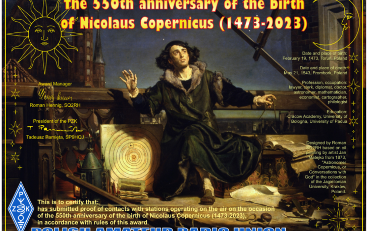 El 550 aniversario del nacimiento de Nicolás Copérnico