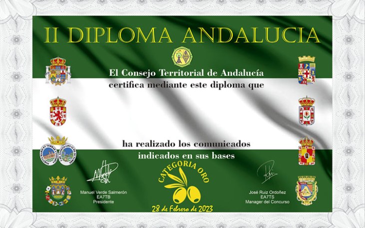 II Diploma día de Andalucía