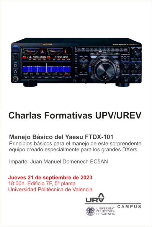 Charlas Formativas UREV en la UPV