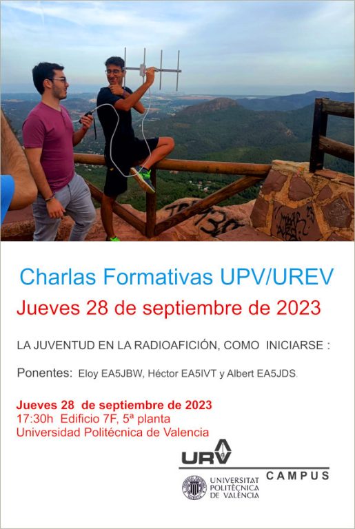 Charlas Formativas UREV en la UPV