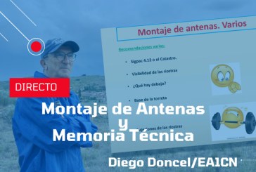 Ciclo de charlas sobre radio: Montaje de Antenas y Memoria Técnica