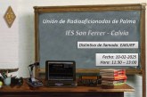 EA6URP – La radioafición en las escuelas