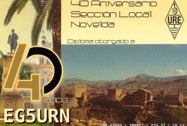 Diploma especial EG5URN – URE Novelda