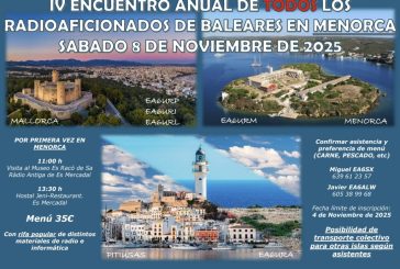 IV Encuentro de radioaficionados de Baleares en Menorca