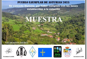 DIPLOMA PUEBLO EJEMPLAR DE ASTURIAS 2025
