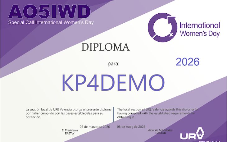 AO5IWD – Día Internacional de la Mujer