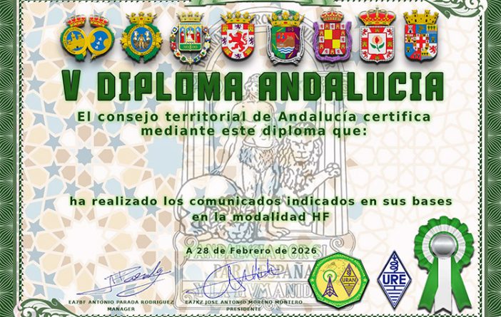 V Diploma día de Andalucía