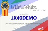 Diploma Fallas Valencia 2026
