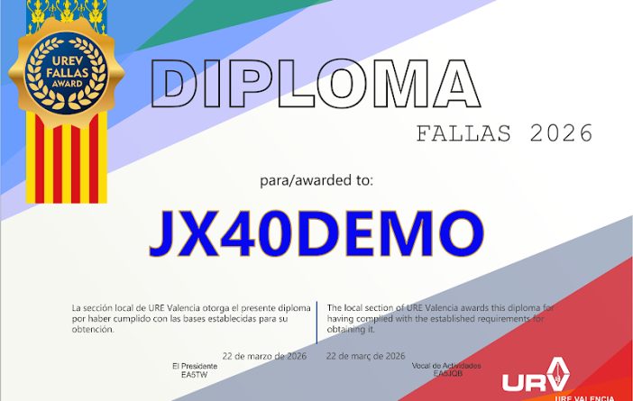 Diploma Fallas Valencia 2026