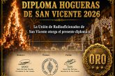 Diploma Hogueras de San Vicente 2026