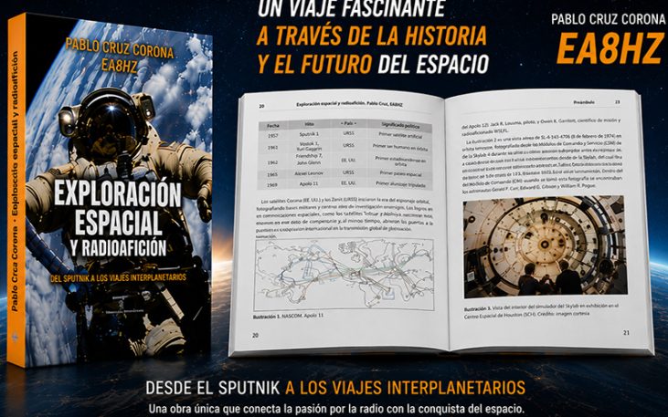 «Exploración espacial y radioafición», de Pablo Cruz Corona, EA8HZ, se presentará en IberRadio