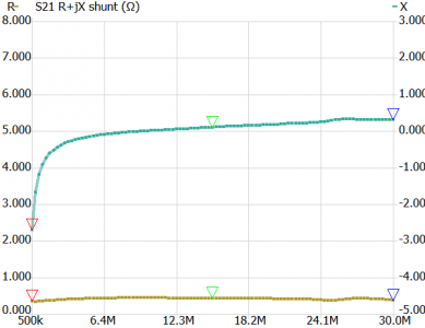 R S21 R+jX shunt