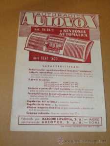 Radio AUTOVOX