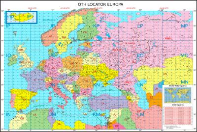 MapEuropa QTHLocator ea2cw m