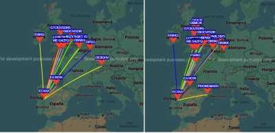 GdA   WSPR 160 m   0p5 W   30Mar26   Orto & Ocaso
