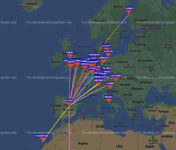 WSPR 21 MHz   5 mW   25Oct23 0430Z   26Oct23 0330Z