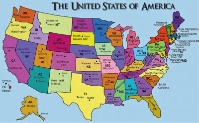 Mapa USA MATRICULAS