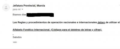 correo respuesta