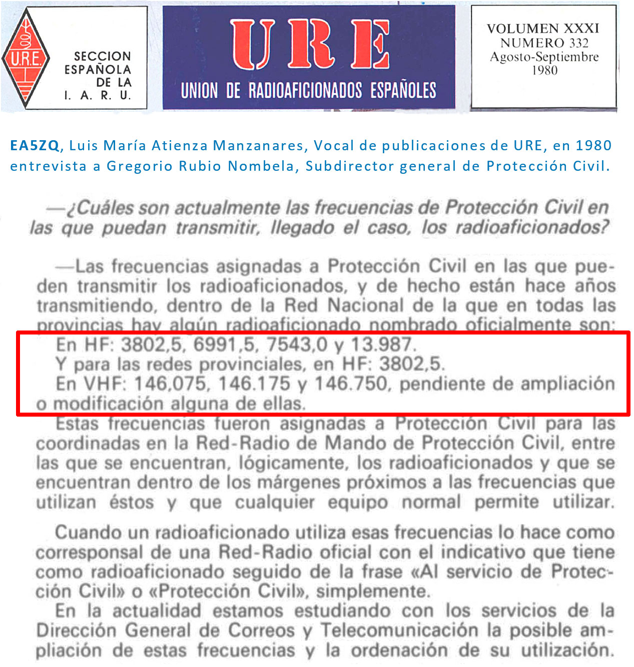 claro Brillante consonante Frecuencias HF asignada a Protección Civil en España - REMER - emergencias  - radioaficionados – Emergencias – Foro de URE